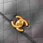 Chanel Maxi Flap Bag With Top Handle AS5543 Black